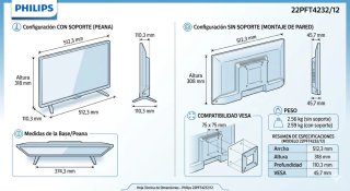 Philips 22PFT4232/12 TV (Nov 2018)