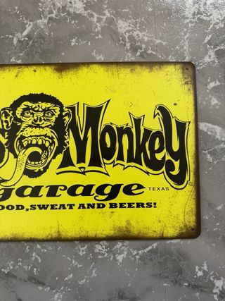 Placa Metálica Gas Monkey Garage