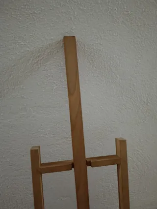 Caballete de madera para pintar