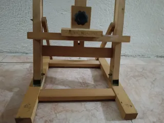 Caballete de madera para pintar