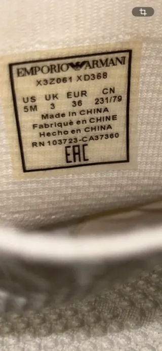 Tênis Bota Emporio Armani Usados Uma Vez