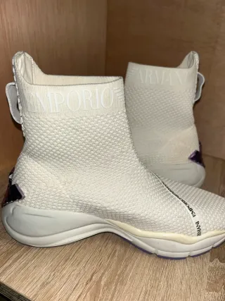 Tênis Bota Emporio Armani Usados Uma Vez