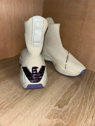 Tênis Bota Emporio Armani Usados Uma Vez
