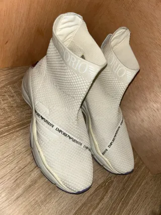 Tênis Bota Emporio Armani Usados Uma Vez