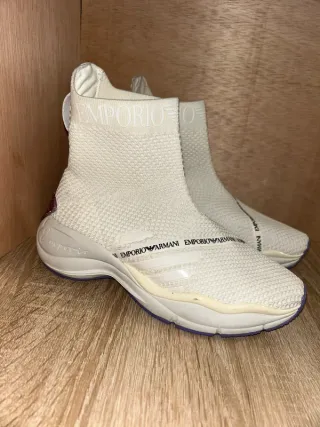 Tênis Bota Emporio Armani Usados Uma Vez