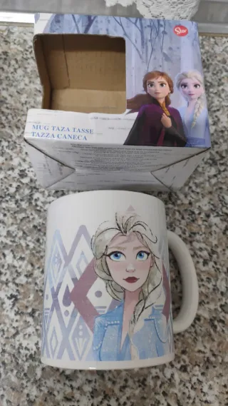 Tazas Disney: Mickey, Frozen, Princesas. 6€