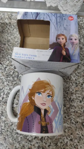 Tazas Disney: Mickey, Frozen, Princesas. 6€