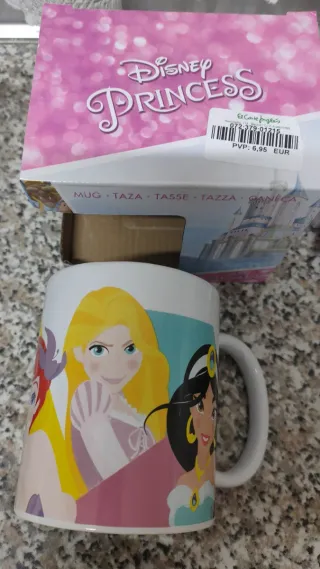 Tazas Disney: Mickey, Frozen, Princesas. 6€