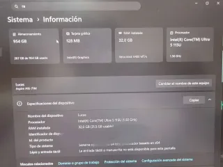 Acer Aspire A16-71M Gris/Plata