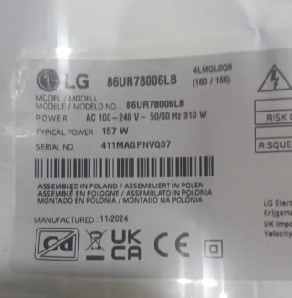 Placa LG 6870C-1059A LG 86UR78006LB
