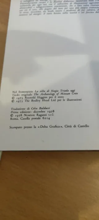 Higgins Reynold - Creta. La civiltà del Minotauro.