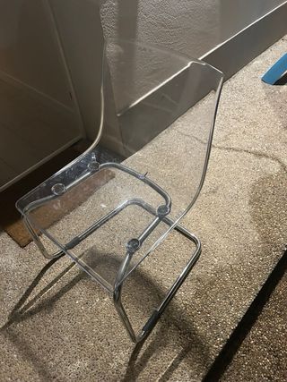 Juego 4 Sillas Tobias Transparentes