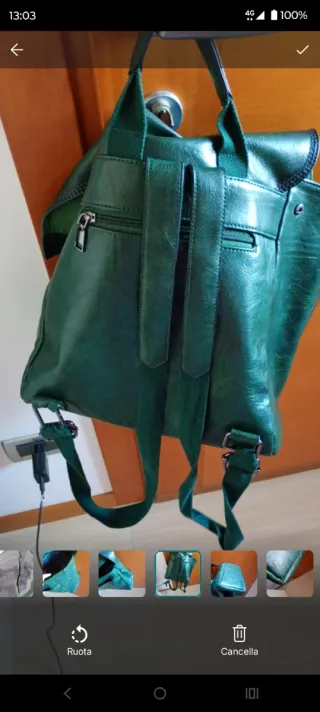 Zaino donna Tommasini verde