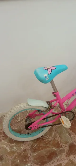 Bicicleta infantil rosa