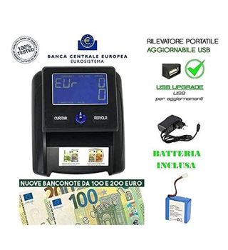 Rilevatore Banconote False Conta Soldi