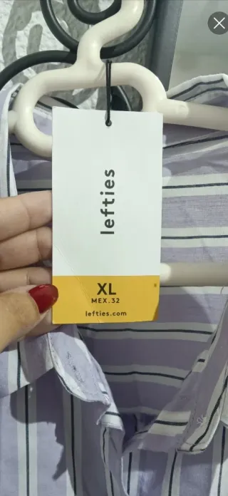 Camisa Lefties Rayas Talla XL X 4€
