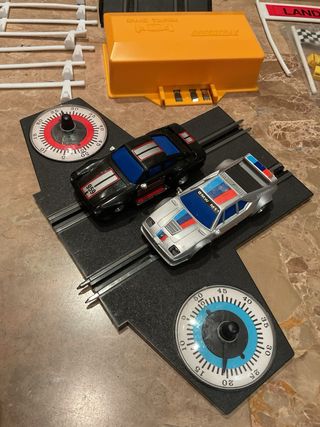 Circuito Scalextric Artin Trampolin M1 vs 959.