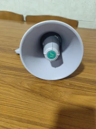 Megáfono JS-5S RECORD Blanco y Amarillo