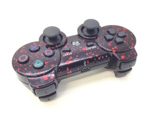 mando ps3 sm negro rojo