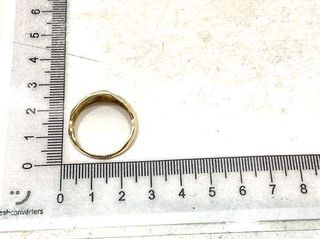 anillo oro 18k con circonita t. 20 (19,1 mm)