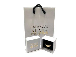 anillo oro 18k con circonita t. 20 (19,1 mm)