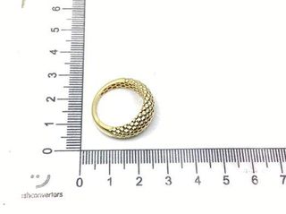 anillo oro 18k t. 12 (16,56 mm)