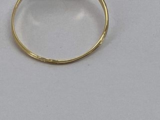 anillo oro 18k con piedra con circonita