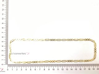 cadena oro 18k 21cm