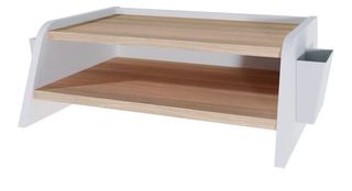 Soporte Monitor LEVIRA Roble Blanco