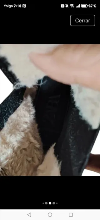 Botas zara charol y borrego