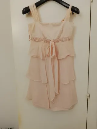 Completo Luisa Spagnoli rosa cipria in pura seta