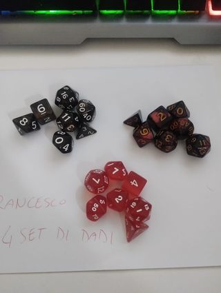 Set dadi poliedrici
