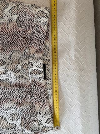Leggings efecto serpiente cintura alta