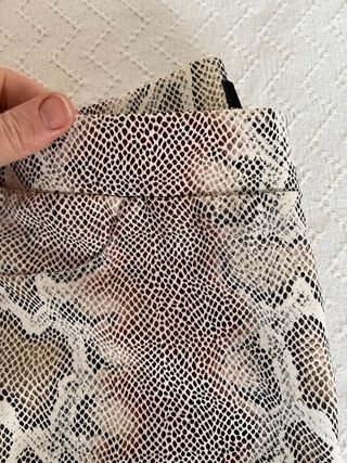 Leggings efecto serpiente cintura alta