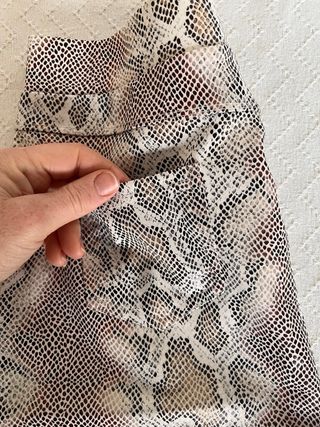Leggings efecto serpiente cintura alta