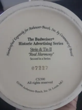 Boccale Budweiser 1993 Special Delivery - Edizione