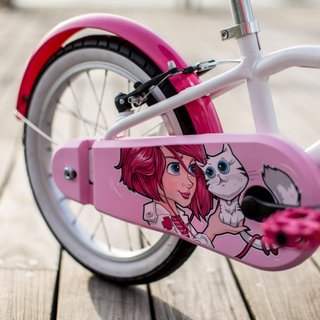 Bicicleta niños 16 pulgadas Btwin 500 Doctor Girl blanca