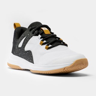 Zapatillas de balonmano H300 BLANCO NEGRO