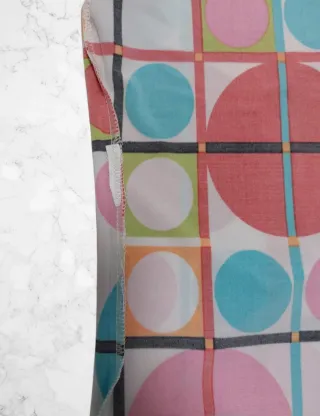 Camiseta NUDIIR Retro Geométrico Multicolor