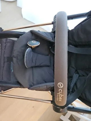 Cybex Mios 3 Negro Chasis Rose Gold