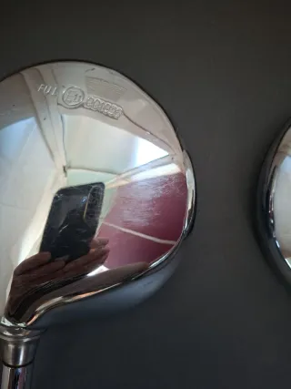 Retrovisores Moto Cromados