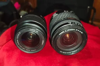 Objetivos Tamron 28-300mm y Canon 18-55mm