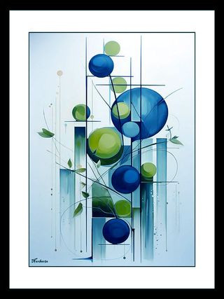 Cuadro Decorativo Abstracto Geométrico