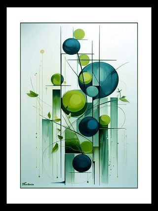 Cuadro Decorativo Abstracto Geométrico