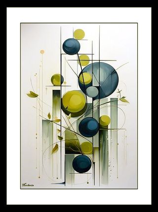 Cuadro Decorativo Abstracto Geométrico