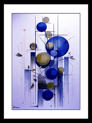 Cuadro Decorativo Abstracto Geométrico