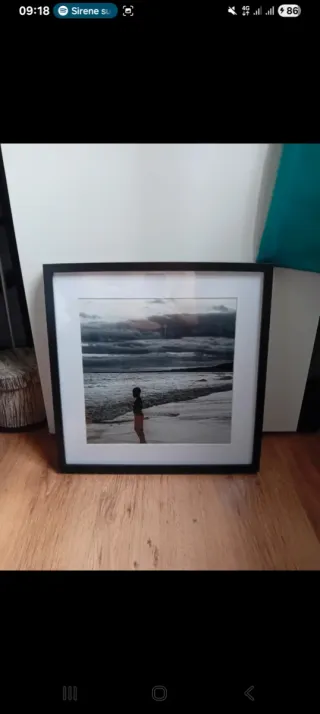 Cornice con stampa fotografica 42x42 cm