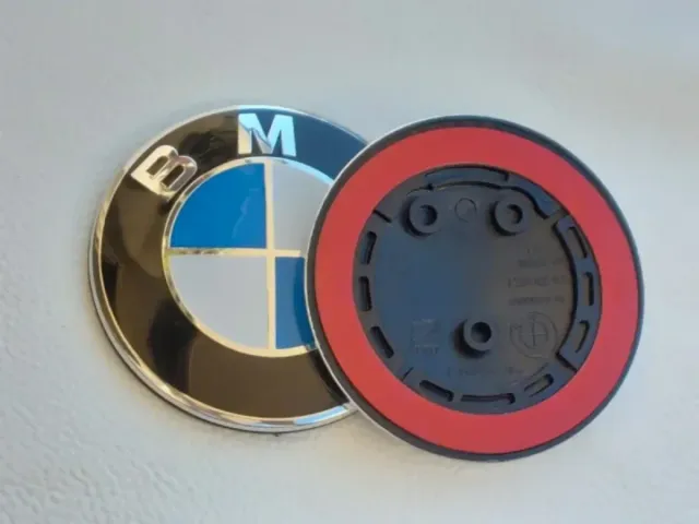 82mm Emblema Logo Capó BMW Insignia Delantero