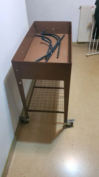 Huerto urbano con ruedas y funda