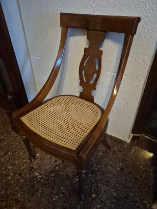 Mesa redonda ampliable madera noble